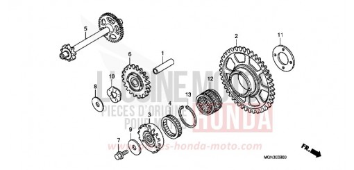 STARTING CLUTCH CBF600SA de 2010